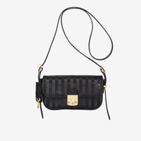 BULLE | Classic shoulder bag, black/gold