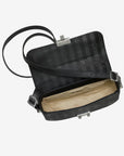 BULLE | Umhängetasche classic schwarz/silber - VON OBEN