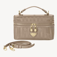 MOUTIER | Shoulder bag cappuccino beige/gold