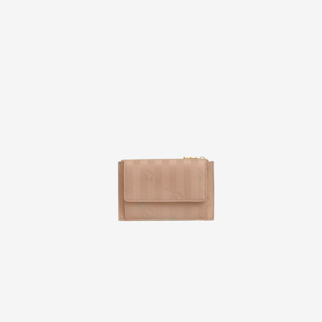 BUIN | Kreditkartenetui cappuccino beige/gold - frontal