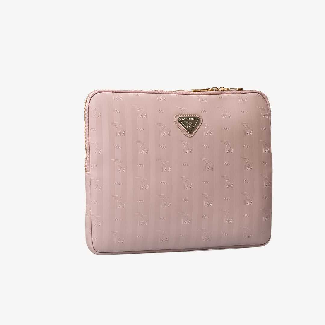 ROETI | Laptoptasche soft rosé/gold - SEITLICH