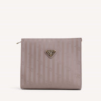 REUTE | Necessaire taupe grey/gold