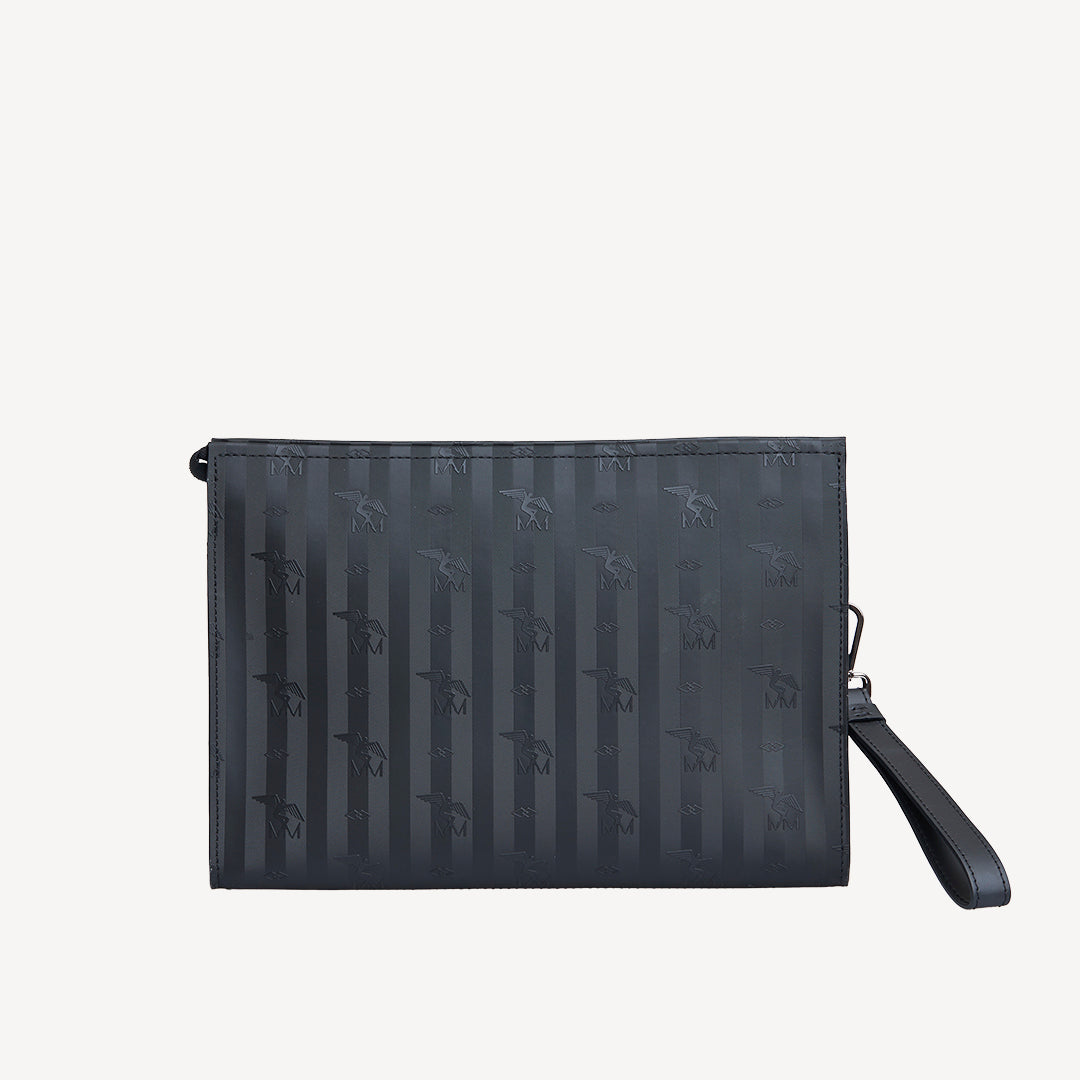 ETOY  | Necessaire classic schwarz/silber - VON HINTEN