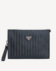 ETOY | Necessaire classic nero/argento - FRONTALE