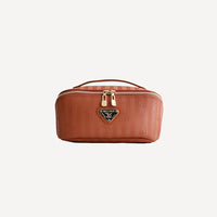 SERVAZ | Necessaire Sahara brown/gold