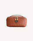 SERVAZ | Necessaire sahara braun/gold - FRONTAL
