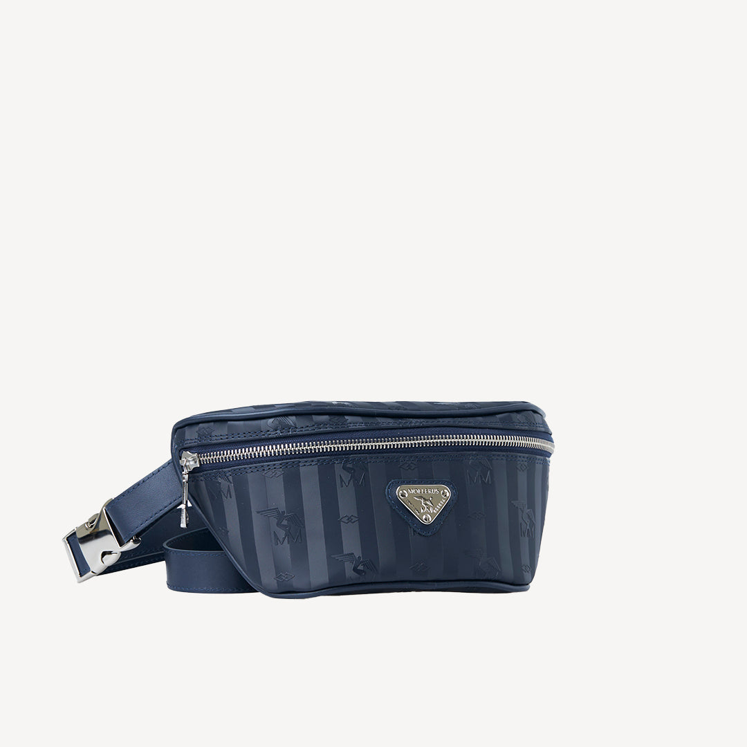 GRINDELWALD | Bauchtasche space blau/silber  - SEITLICH