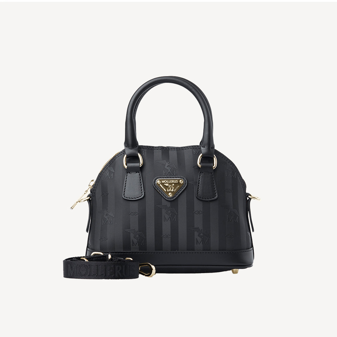 OETWIL | Handtasche classic schwarz/gold - frontal