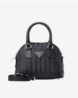OETWIL | Handtasche classic schwarz/silber - frontal