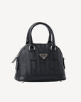 OETWIL | Handtasche classic schwarz/silber - SEITLICH
