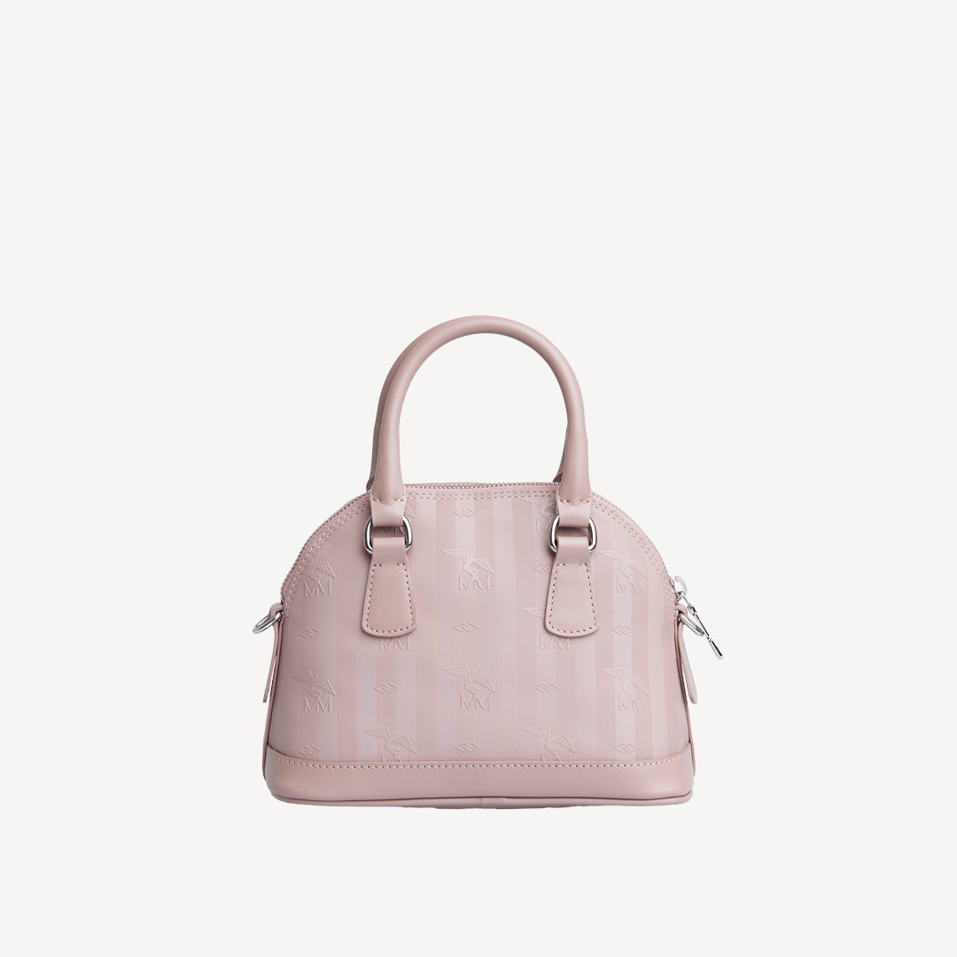 OETWIL | Handtasche soft rosé/silber - VON HINTEN