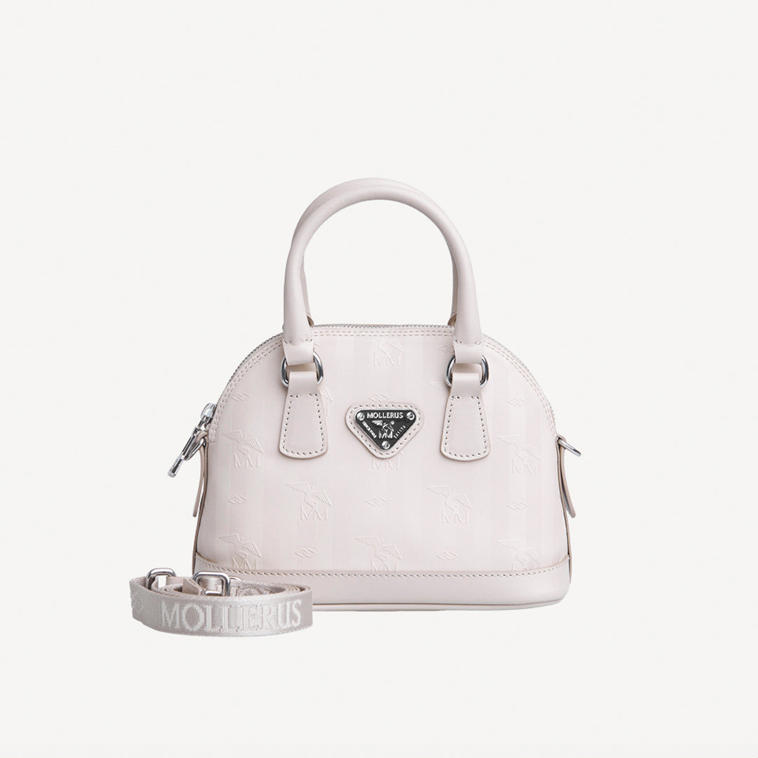 OETWIL | Handtasche pearl weiss/silber - frontal