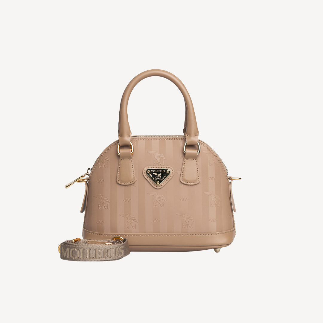 OETWIL | Handtasche classic cappuccino/gold - frontal