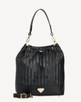 NIESEN | Beuteltasche classic schwarz/gold - frontal