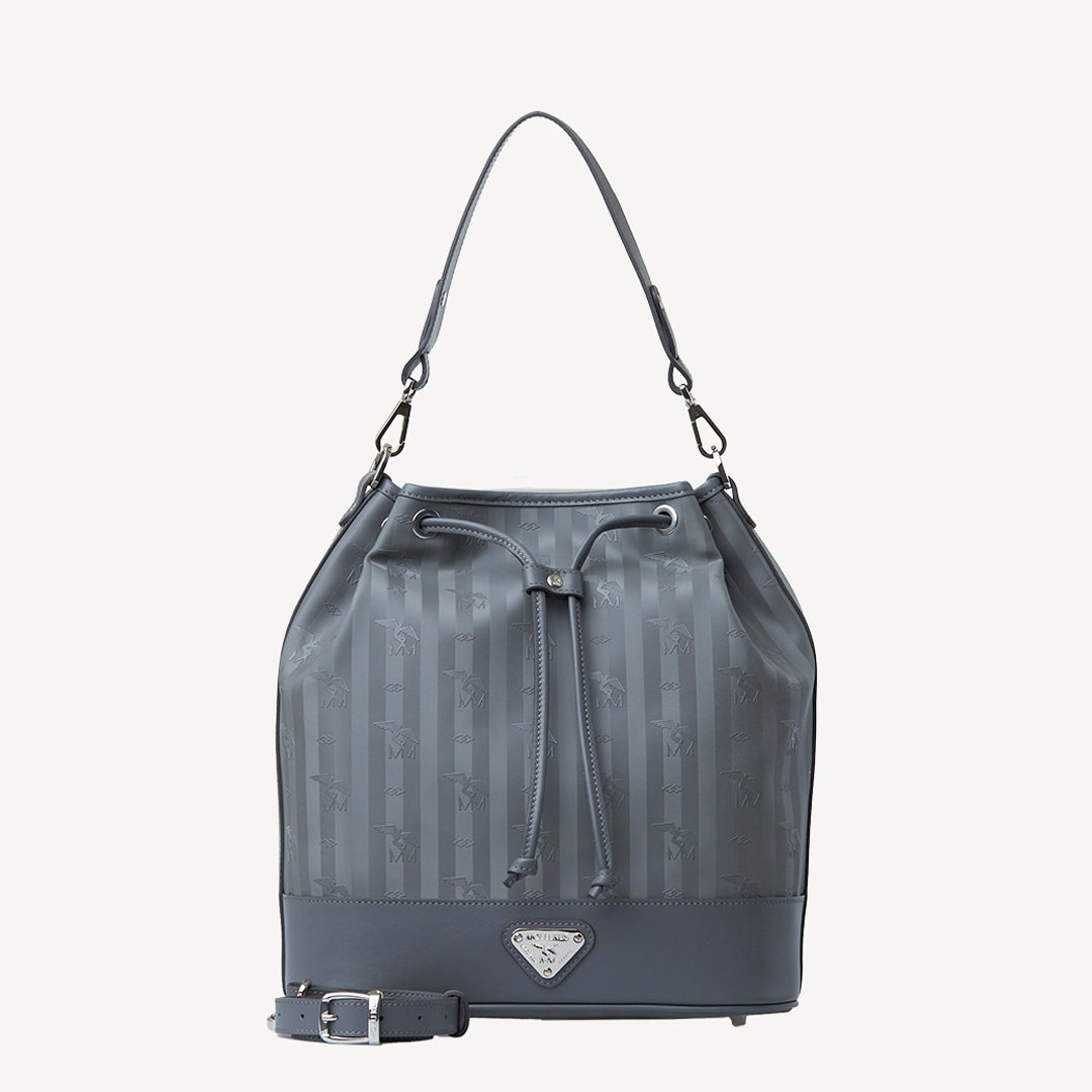NIESEN | Beuteltasche elephant grau/silber - frontal