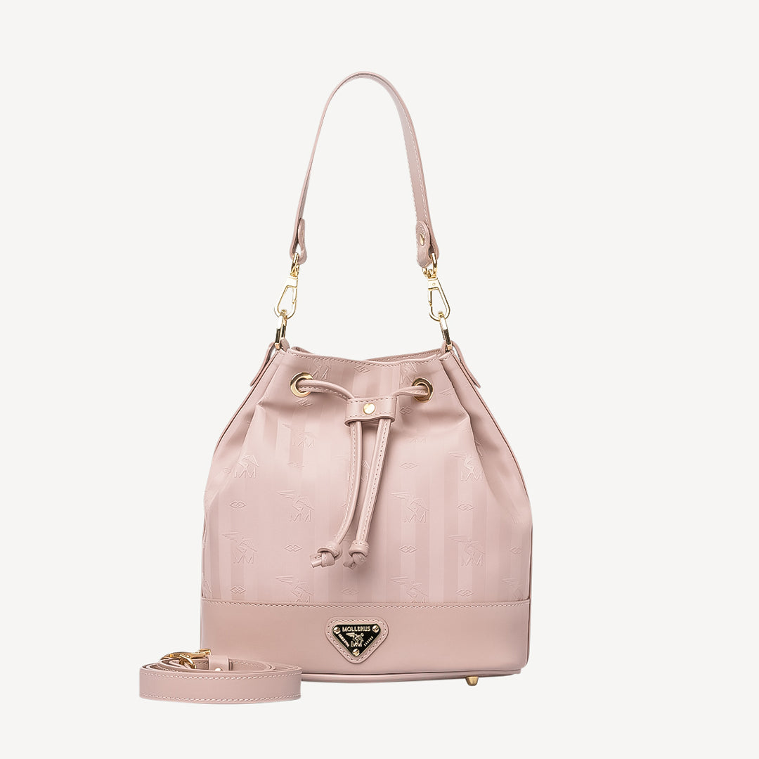 SION | Beuteltasche soft rosé/gold - frontal