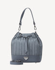 SION | Beuteltasche elephant grau/silber - frontal