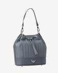 SION | Beuteltasche elephant/silber - SEITLICH