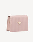 WIL | Umhängetasche soft rosé/gold - SEITLICH