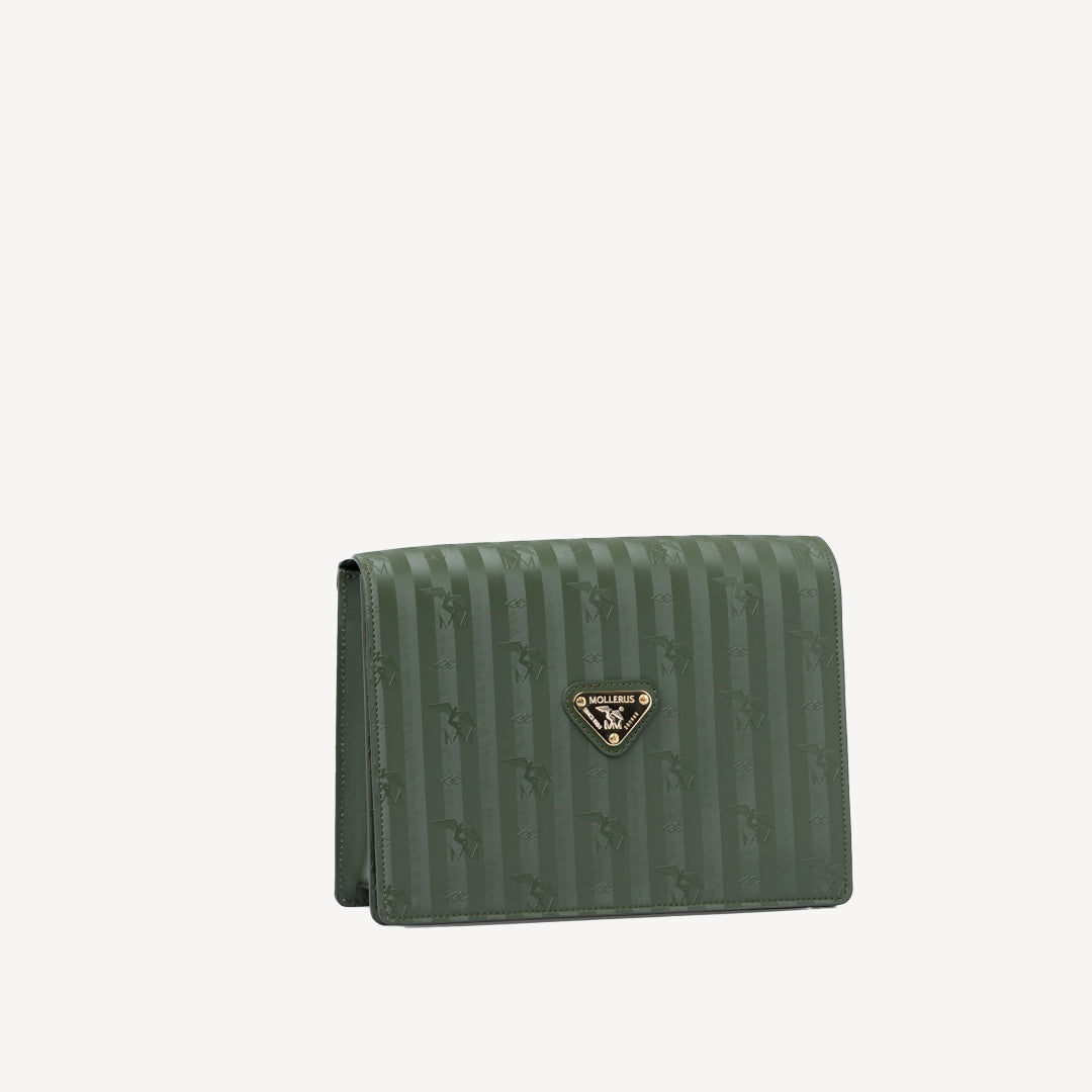 WIL | Shoulder bag olive green/nastro/gold
