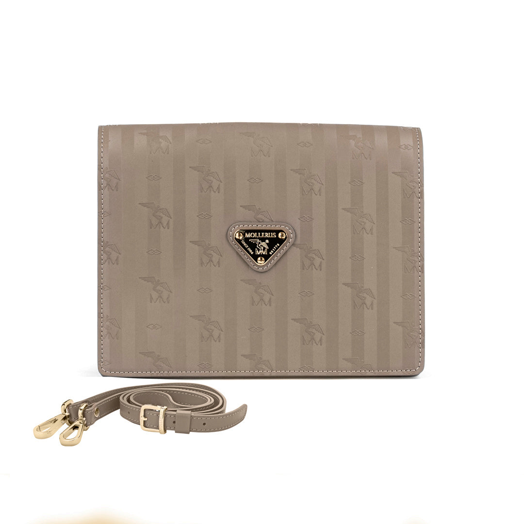 WIL | Umhängetasche taupe/gold
