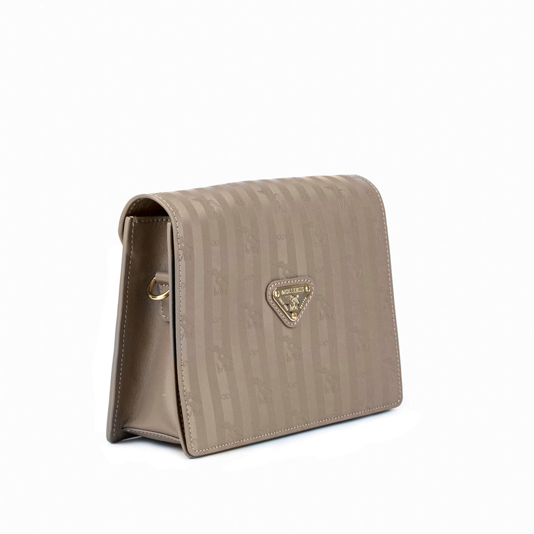 WIL | Umhängetasche taupe/gold