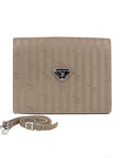 WIL | Sac bandoulière taupe/nastro/argent