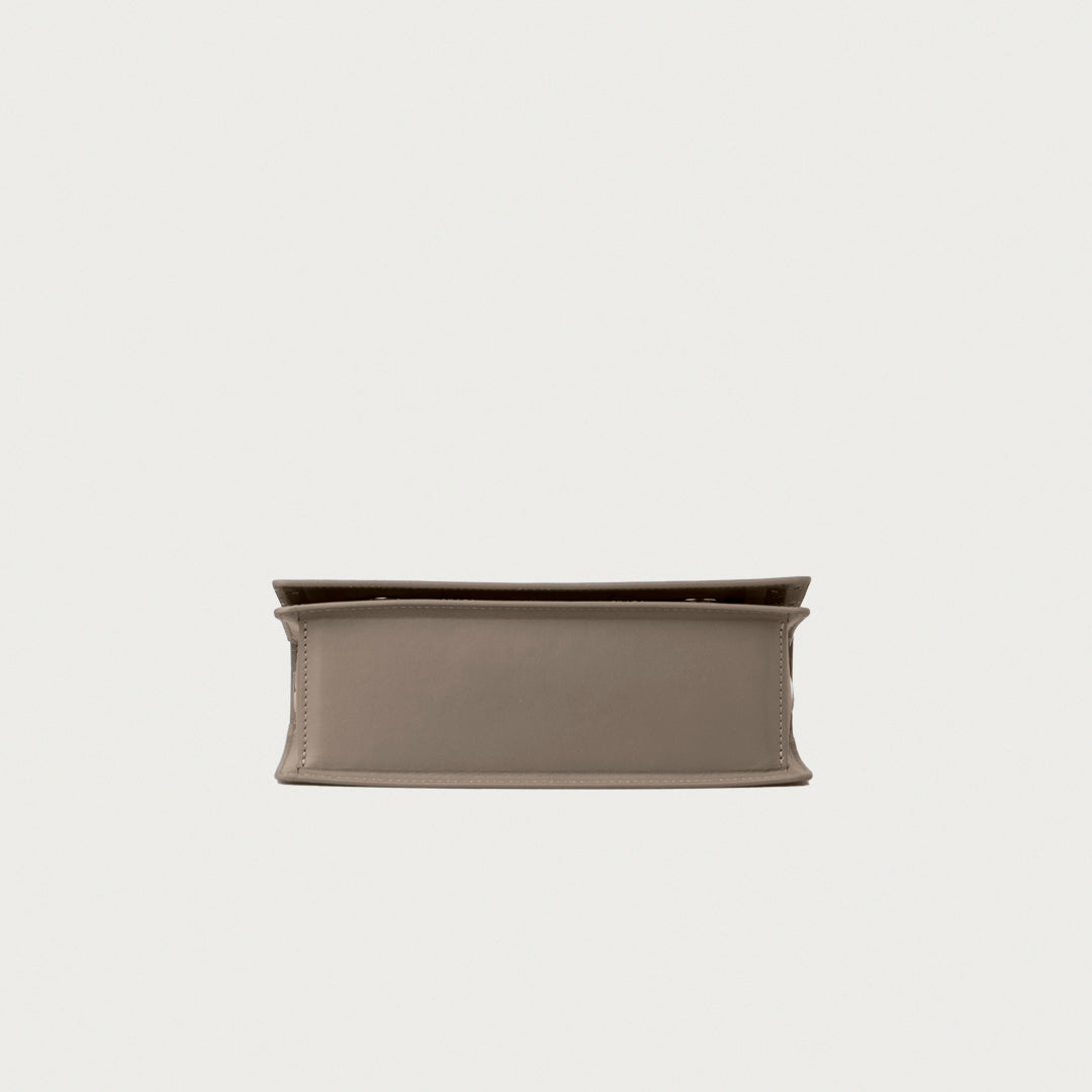 WIL | Shoulder bag taupe grey/silver