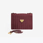 MELIDE | Shoulder bag antique red/gold