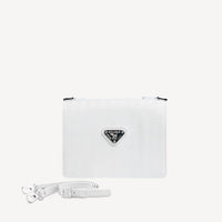 MELIDE | Shoulder bag snow white/silver