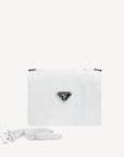 MELIDE | Sac bandoulière Snow blanc/argent