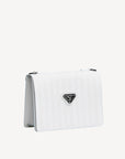 MELIDE | Sac bandoulière Snow blanc/argent