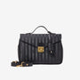 MARLY | Umhängetasche classic schwarz/gold FRONTAL