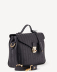 MARLY | Sac à bandoulière noir/or