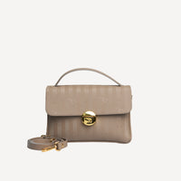 SIGNAU | Shoulder bag taupe/gold