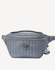 BRIENZ | Gürteltasche elephant grau/silber - frontal