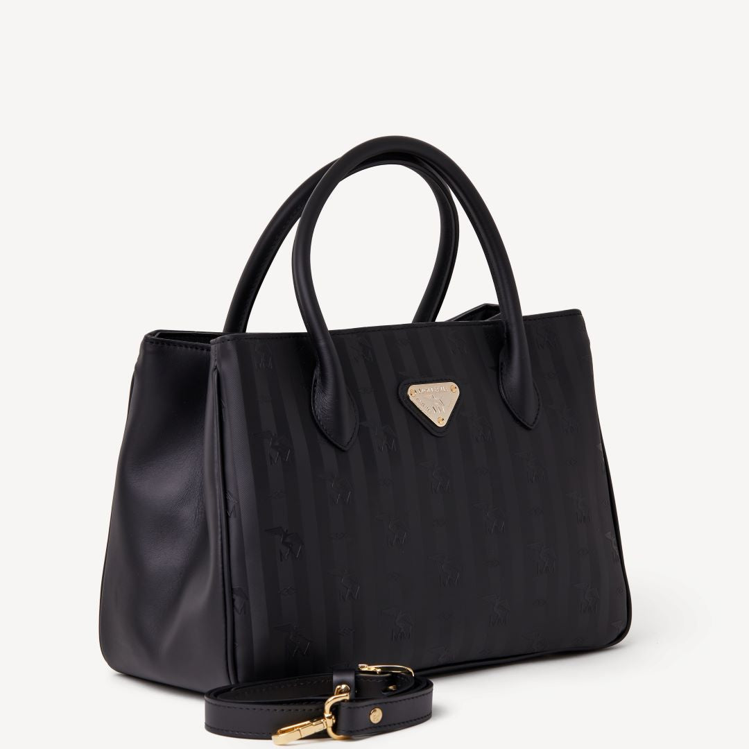 Donat classic schwarz gold Maison Mollerus seitlich