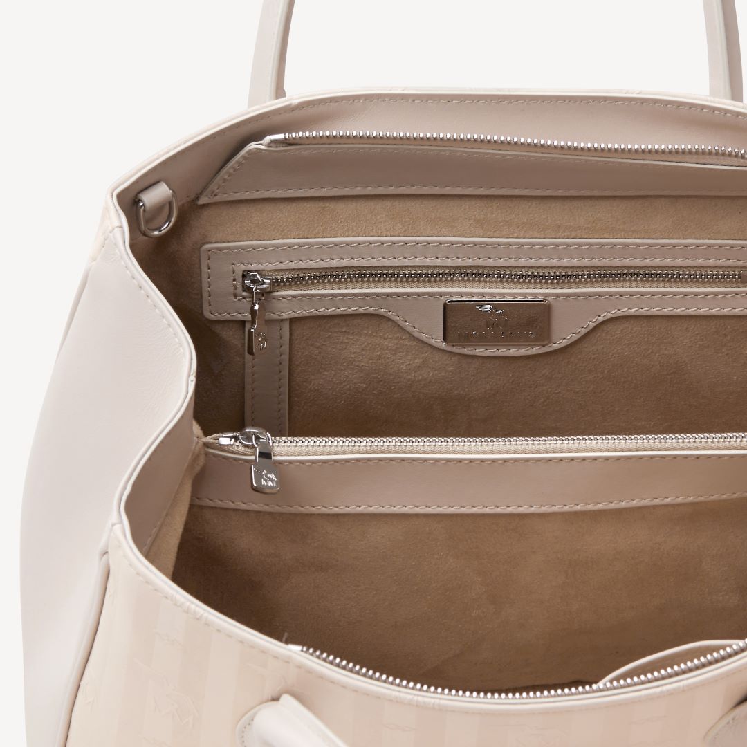 DONAT | sac à main pearl blanc/argenté