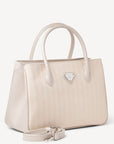 DONAT | sac à main pearl blanc/argenté