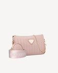 ZELL | Umhängetasche soft rosé/gold - SEITLICH
