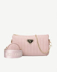 ZELL | Umhängetasche soft rosé/gold - FRONTAL