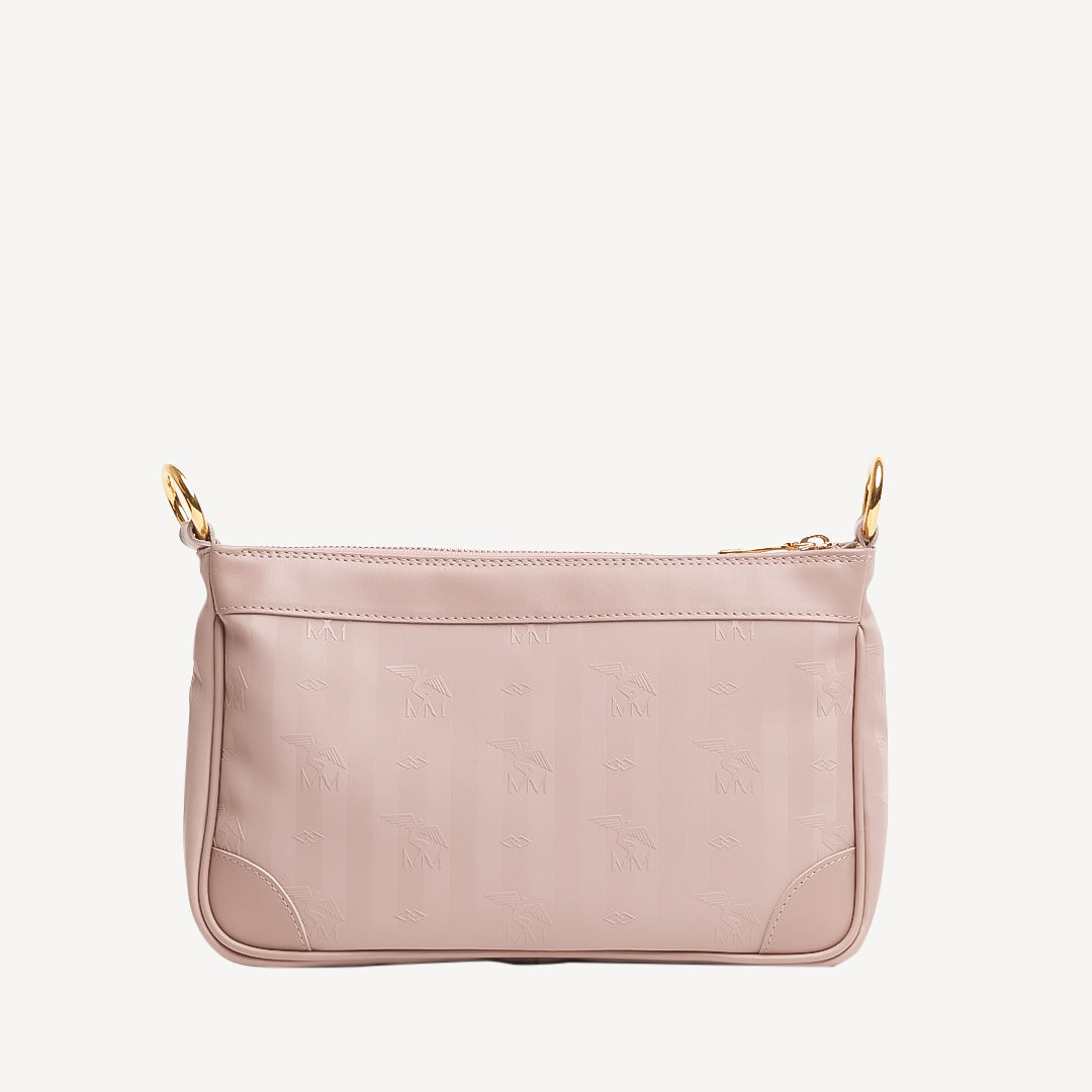 FLUMS | Umhängetasche soft rosé/gold - VON HINTEN