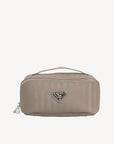 SERVAZ | Necessaire taupe grau/silber - FRONTAL