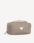 SERVAZ | Necessaire taupe grau/silber - SEITLICH