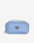 SERVAZ | Necessaire sky blau/silber - FRONTAL