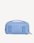 SERVAZ | Necessaire sky blau/silber - VON HINTEN