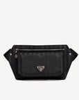 BADEN | Umhängetasche classic schwarz/silber - frontal