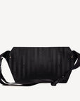 BADEN | Umhängetasche classic schwarz/silber - von hinten