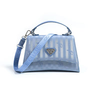 ROMONT | Shoulder bag metallic silver/sky