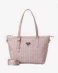 VALLON | Shopper soft rosé/gold - FRONTAL